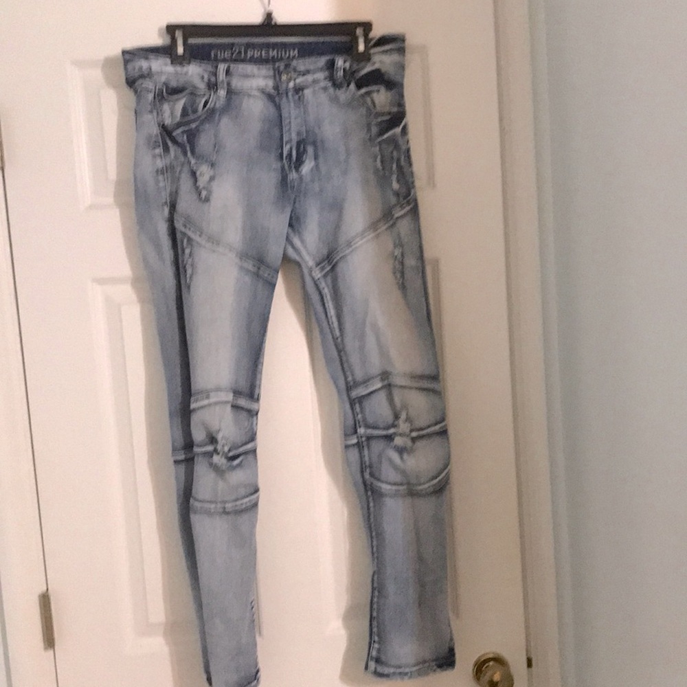 Biker jeans